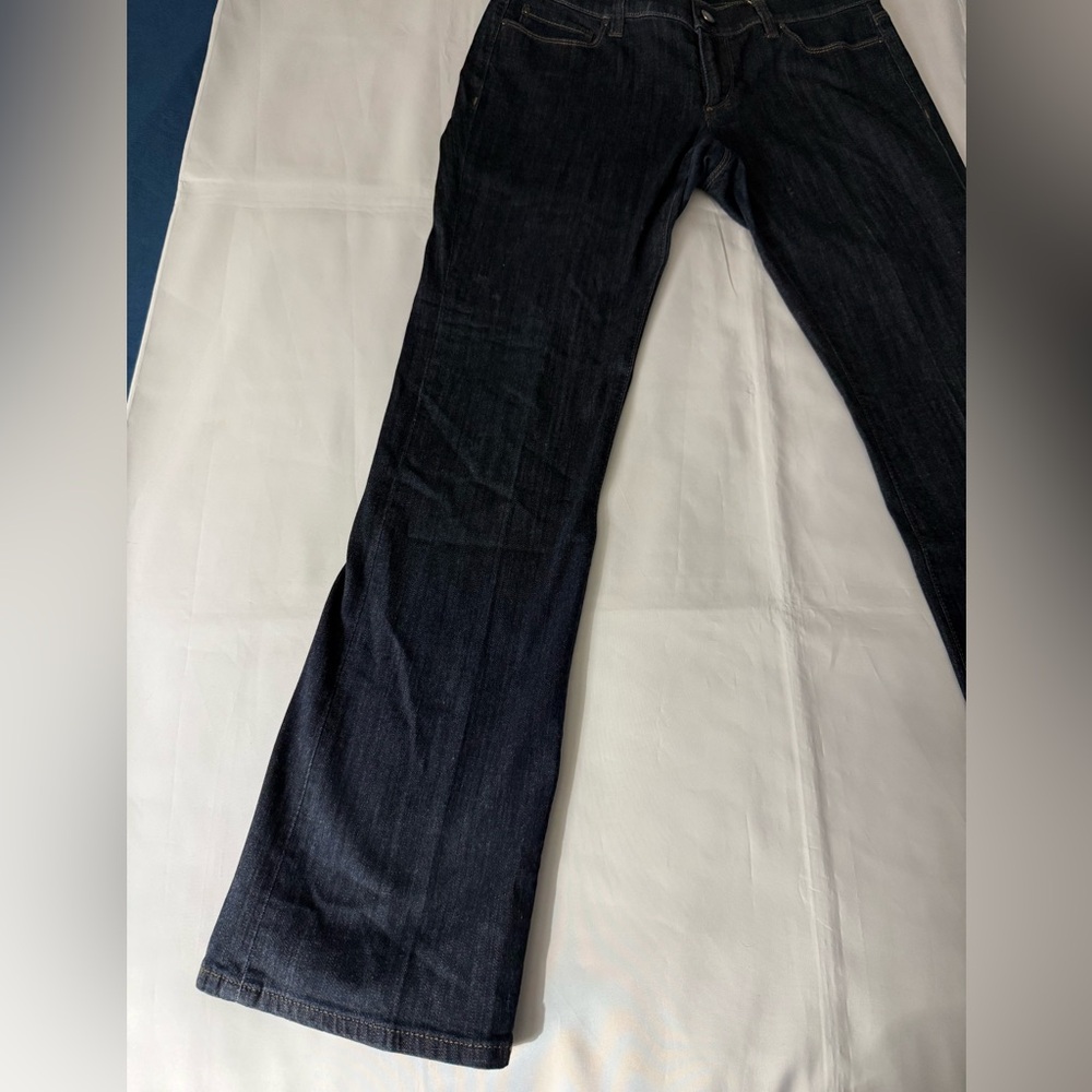 Ann Taylor Modern Fit Dark Wash Petite Jeans - Picture 3 of 10